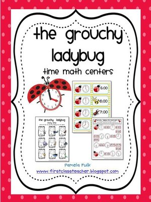 cover image of Grouchy Ladybug Time to the Hour, Half-hour, and Quarter Hour (Common Core)